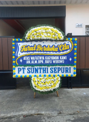 Papan Bunga Duka di Palopo